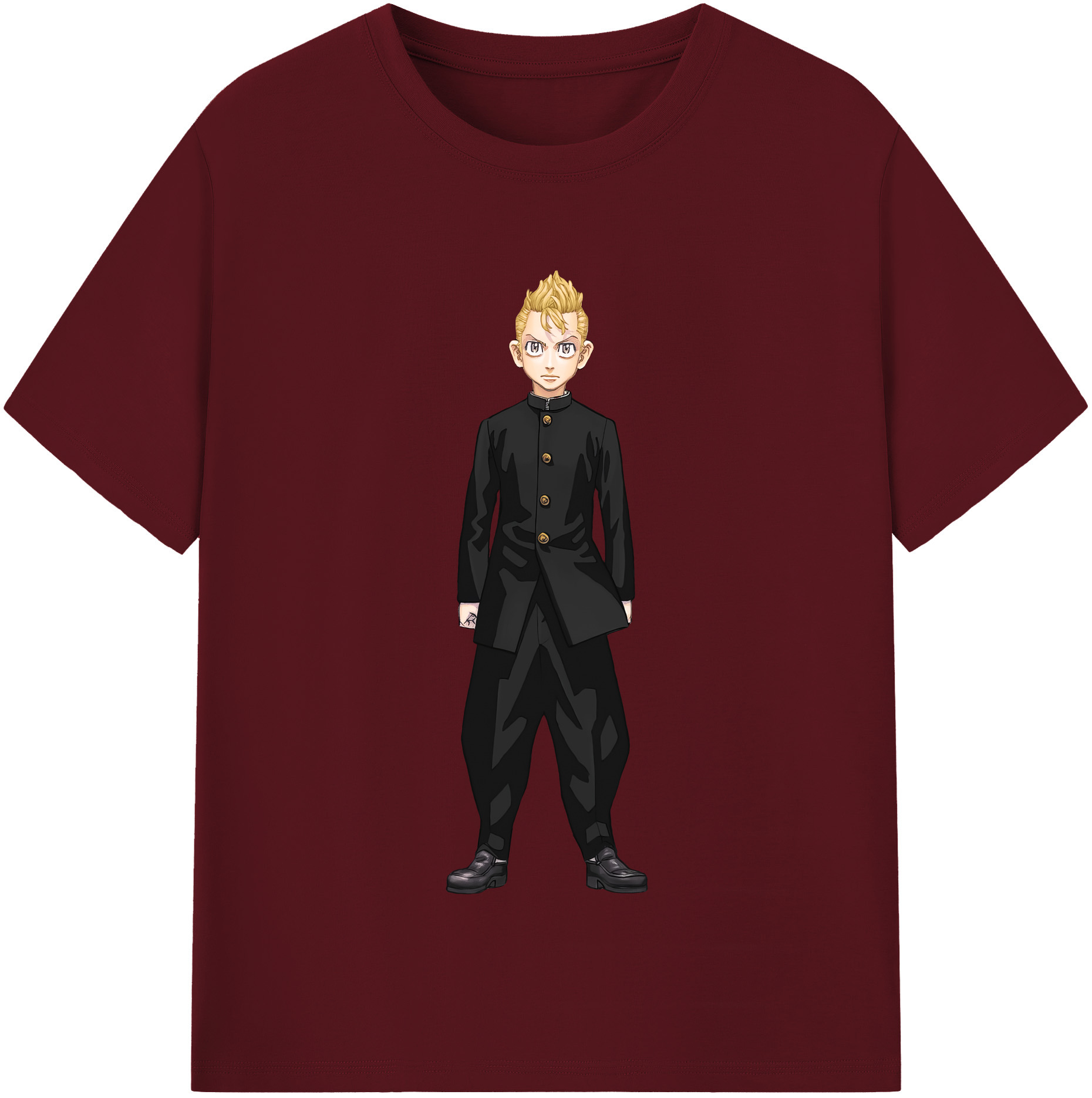（画像用） 東京リベンジャーズ Tokyo Revengers 綿100％半袖Tシャツ（フロントプリント）